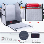 BAGSPRITE Full Open Stand Mixer Cover with Slider Base Compatible with KitchenAid 4.5/5 Qt Bowl-Lift Mixers – Dustproof Quilted Kitchen Aid Mixer Cover with Pockets for Accessories & Attachments