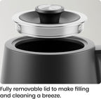 Chefman Gooseneck Electric Kettle, 0.8L Pour Over Tea Kettle for Coffee and Tea, One-Touch Operation, Boil-Dry Protection, Auto Shut-Off, Ultra-Fast Hot Water Boiler – Black