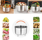 Steamer Basket for Instant Pot, Stainless Steel Vegetable Steamer Basket Insert for Pots