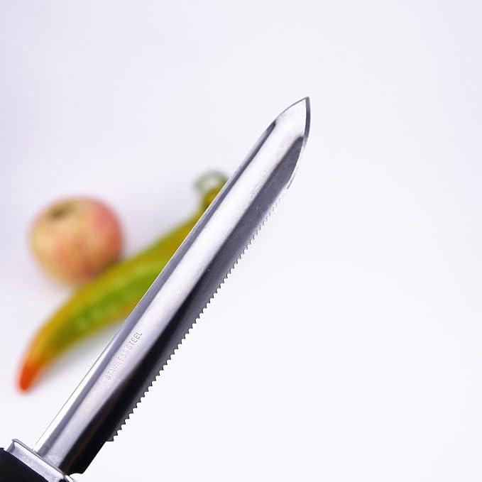 Jalapeno Chili Pepper Corer Stainless Steel Zucchini Cucumber Corers Special Kitchen Gadgets With Serrated Edge Easy Remove The Seeds Of Your Veggies & Fruits