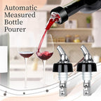 Automatic Measured Bottle Pourer - Quick Shot Spirit Measure Pourer Drinks Wine Cocktail Dispenser Home Bar Tools