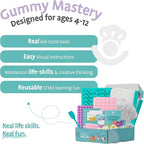Tovla Jr. Ultimate Gummy-Making Kit for Kids – Real Fun DIY Candy Kit, STEM Activity for Ages 4+, Visual Learning Gummy Molds & Tools