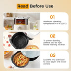 1000 Pcs Air Fryer Paper Liners, 8" Round Air Fryer Liners Disposable, Parchment Paper for 5-8 qt Airfryer Basket, Non-Stick Baking Papers