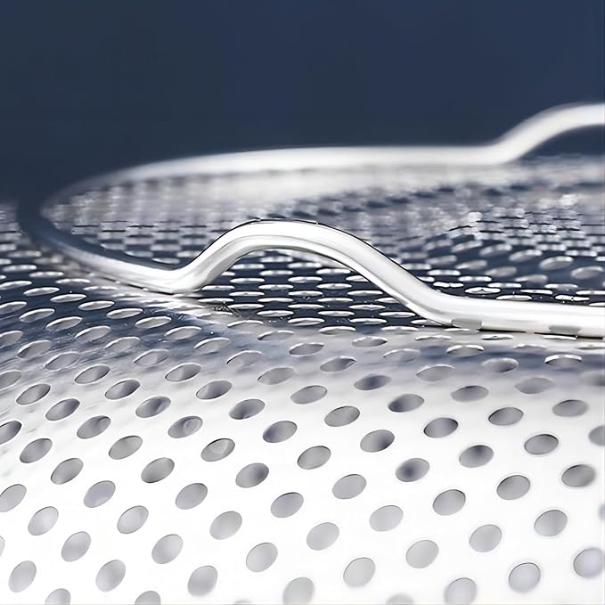 GREATLINK Food Pasta Colanders and Strainers for Kitchen Stainless Steel Collander, Kitchen Mesh Colander Large Metal Strainer for Pasta, Spaghetti, Berry, Veggies, Fruits, Noodles, Rice,Salads