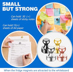 LOVIMAG Fridge Magnets 25Pcs Refrigerator Whiteboard Small Strong Magnet Classroom Kitchen Accessories Decorative Locker Set Decor Must Haves Office Calendar Refrigerador Magnetic Cute Crafts
