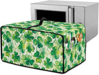 Clover Print Toaster Oven Cover Heavy Duty, Heat Resistant Dust-proof Toaster Cover Kitchen Small Appliance Protective Slipcover Washable Slipcover for Kitchen Counter, Green, L