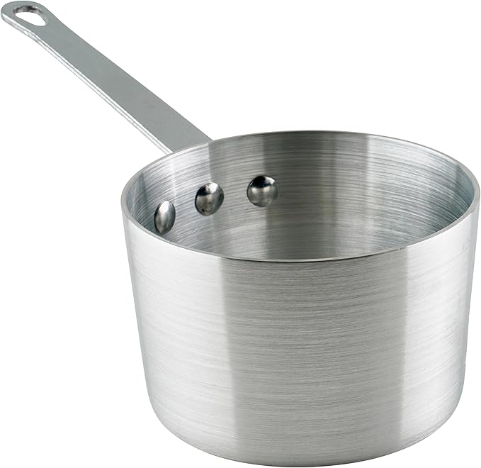 Winco Heavy-Duty Aluminum Tapered Sauce Pan, 3mm, 1.5 Quart