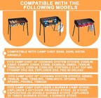 Flat Top Griddle for Camp Chef 2 Burner Stove EX60P EX60LW TB90 GB90D SPG90B TB90LWG StoveTop Parts for 16" & 14" Cooking Systems, 14" x 32" Camp Stove Griddle for Camp Chef Accessories, 1PC
