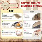 Sourdough Silicone Bread Sling for Dutch Oven, 2PCS Non-Stick Reusable Baking Mat with Long Handles, Essentials Bread Making Supplies for Dough Transfer and Loaf Pan Lifter Liner, Set Of Oval & Round
