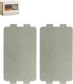 2 PCS Waveguide Cover, Universal Microwave Oven Mica Plate Sheet, 117mm X 64mm, Replacement Accessory for Home Kitchen Office
