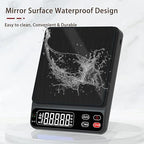 Mini Pocket Jewelry & Food Scale - Digital Weight 1000g/0.01, Precision Gram Scale Grams and Ounces, Auto Off, Tare, LCD Display, 4 Units Tare for Powder, Gem, Coffee, Coin, Tea, Weed