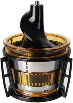 Kuvings Whole Slow Juicer B6000S - Higher Nutrients and Vitamins, BPA-Free Components, Easy to Clean, Ultra Efficient 240W, 60RPMs, Includes Blank Strainer-Silver 17.5" X 10.06" X 14"