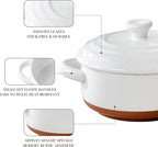 MALACASA Mini Cocotte Set - 12 OZ Small Casserole Dishes for Oven with Lids and Handles, Ramekins Oven Safe, Ceramic Mini Dutch Oven Set of 4, Microwave & Dishwasher Safe, Multicolor, Series TARA