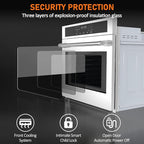 LinTimes Stainless Steel 30" Touch Control Built-in Oven HEW3001 - Microwave Drawer, Microwave Countertop, Electric Built-in Touch Panel Oven, Microondas Con Extractor De Cocina