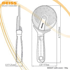 Deiss Pro Heavy Duty Pizza Cutter With Wheel Slicer- Stainless Steel Sharp Smooth Pizza Cutter Wheel With Easy Grip Non-Slip Handle, Dishwasher Safe (ORANGE)