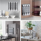 K Cup Holder for Keurig: Coffee Pod Holders for Counter Small Space - Kcup holders for Wall Mount (2, Gray)