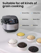 COMFEE' Rice Cooker, Japanese Large Rice Cooker with Fuzzy Logic Technology, 11 Presets, 10 Cup Uncooked/20 Cup Cooked, Auto Keep Warm, 24-Hr Delay Timer