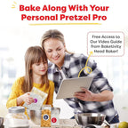 Pretzel Making Kit - Real Cooking Set for Kids Ages 5-12+ with Recipe and Ingredients - Kids Baking Set for Girls & Boys - Great Gift for Family Bonding