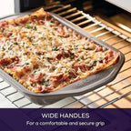 Circulon Total Bakeware Nonstick Toaster Oven & Personal Pizza Pan Baking Set, 4-Piece