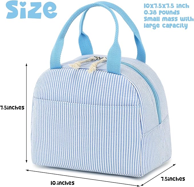 Bluboon Lunch Box for Women Cute Lunch Bag Reusable Insulated Lunch Bags Large Capacity Lunchbox Cooler for Work Picnic or Travel