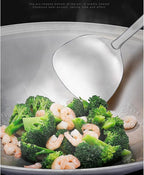 Large Iron Wok, Commercial Large Iron Wok Pan, Double Ear Wok, Not Easy to Rust,45x45x15cm