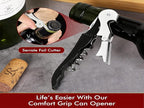Kit-Home Professional Waiter Corkscrew Wine Openers Set (4 PCS),Upgraded with Heavy Duty Stainless Steel Hinges Wine Key for Restaurant Waiters, Sommelier, Bartenders