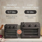 Our Place Wonder Oven | 6-in-1 Air Fryer & Toaster Oven with Steam Infusion | Compact, Countertop Friendly, Fast Preheat, Multifunctional | Air Fry, Toast, Roast, Bake, Reheat & Broil | Char