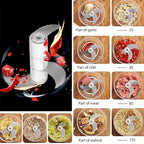 350ML Electric Garlic Chopper, Portable Veggie Chopper,Garlic Grinder Masher Onion Chopper, Blender to Vegetable, Cordless Food Processor for Ginger, Chili, Fruit, Meat, Spices, Beans, etc