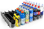 Display Technologies Fridge Organizer & Soda Can Dispenser for Refrigerator - Drink Dispenser & Refrigerator Storage (2-Pack)