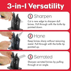 Brod & Taylor VG2 Classic Knife Sharpener | 3-Action Tungsten Carbide (Nylon)