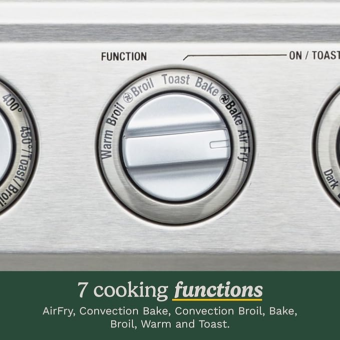 1800 Watt Stainless Steel Air Fryer/Convection Toaster Oven