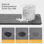Yofidra Sink Caddy with Stone Drying Tray: Stainless Steel Soap Dispenser Kitchen Sink Organizer Set, Sponge Holder Counter Accessories Decor for Kitchen Organizers and Storage 8.1x3.5x4.5 in White