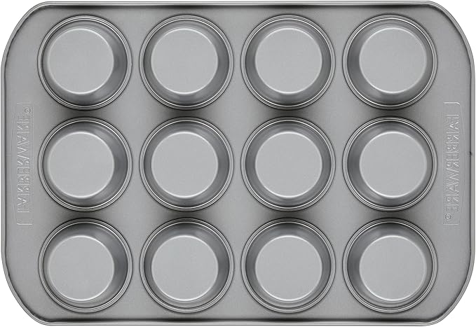 Farberware 12-c. Nonstick Nonstick Bakeware Muffin Pan, Gray