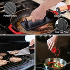 PARGRILL 128 PCS Griddle Accessories Kit - Premium Flat Top Grill Accessories Set for Blackstone & Camp Chef, Stainless Steel BBQ Tool Utensils Gift Grilling Set for Lover Outdoor Men Women dad