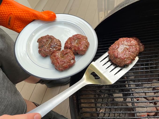 Pork Barrel BBQ Tool Set Grill Kit - Premium Stainless Steel BBQ Grill Accessories, Grilling Tools & BBQ Accessories for Outdoor Grill - Perfect BBQ Tools and Grilling Gifts for Men