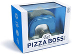 Genuine Fred PIZZA BOSS 3000, Circular Saw Stainless Steel Pizza Wheel, Great Gift for Guys and Pizza Lovers, Easy to Clean with Removable Shield - White Elephant Gift - Fun Kitchen Gadget