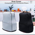 BAGSPRITE Stretchy Stand Mixer Cover with Appliance Slider- Washable Appliance Cover Compatible with Kitchenaid Mixer5/4.5 Quart - Dust Cover with Pockets for Kitchen Aid Accessories and Attachments