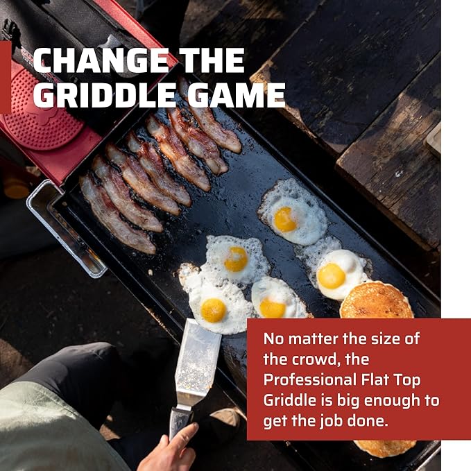 Camp Chef SG60 Deluxe Double Burner Steel Professional Griddle (Steel)