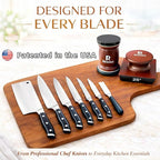 The Original Patented Knife Sharpener Kit, 4 Replaceable Ceramic Grinding Discs,Rolling Knife Sharpener 15& 20& 12& 25 Inclination Angles, Mother's Day, Father's Day,Birthday Give to You Love Most