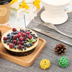 Beasea Mini Tart Pan 100 Pack with Lids, 4 Inch 8oz Gold Black Disposable Aluminum Baking Foil Tins Small Round Tart Containers for Individual Dessert Muffin Cheesecake Ramekins Quiche Oven Dishes