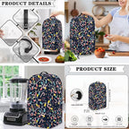Christmas String Lights Blender Slow Cooker and Toaster Cover 2 Slice Kitchen Accessories Set for Coffee Maker, Stand Mixer & Microwave Counter Decor 3PCS
