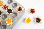 USA Pan Bakeware Mini Cupcake and Muffin Pan, Nonstick Quick Release Coating, 24-Well, Aluminized Steel
