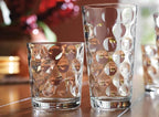 Home Essentials & Beyond Glassware Drinking Glasses Set Of 8 4 Highball (17 oz.) Kitchen Glasses | 4 (13 oz.) Rocks Glass Cups for Water, Juice and Cocktails.