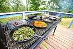 Lodge Seasoned Cast Iron Rectangular Griddle - 15 x 12.25 Inches. Jumbo Chef’s Serving Platter