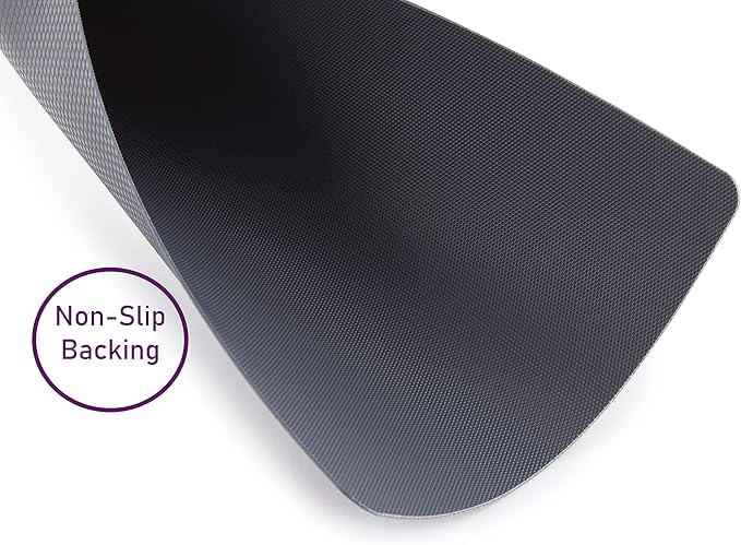 Dexas Heavy Duty Cutting Board Grippmat, Flexible Cutting Boards for Kitchen, Set of 4, Non Slip Plastic Board Cutting Mat 11.5 by 14 Inches Gray, Red, White and Green Set, Kitchen Gadgets