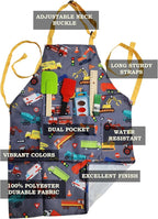 Kids Apron - cooking, gardening, artist, painting, cleaning, baking, pottery, chef, kitchen - gift boys, girls