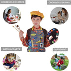 Kids Apron - cooking, gardening, artist, painting, cleaning, baking, pottery, chef, kitchen - gift boys, girls