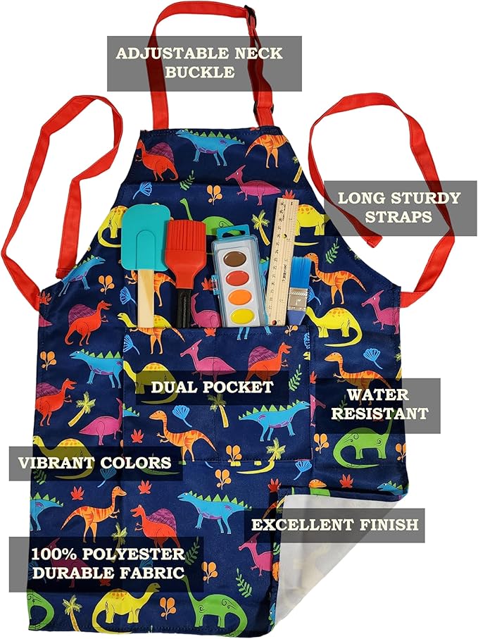 Kids Apron - cooking, gardening, artist, painting, cleaning, baking, pottery, chef, kitchen - gift boys, girls