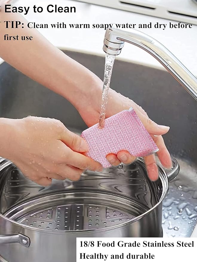 VENTION 3 tier Steamer Pot Stainless Steel Large 30cm, Induction Steamer for Cooking, 11.9 Inch Steam Pot for Dumpling