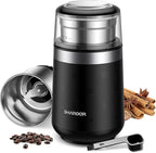 SHARDOR Super Silent Coffee Grinder, Herb, Spice, Electric Coffee Bean & Espresso Grinder with 1 Removable Stainless Steel Bowl